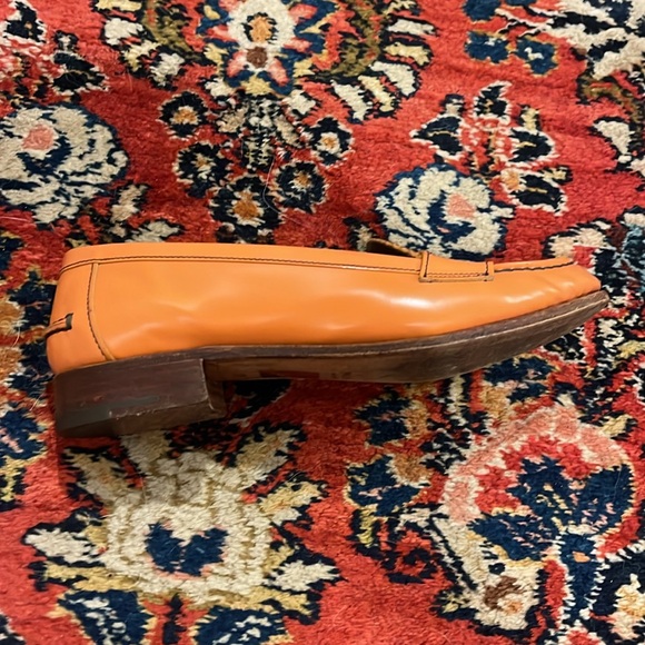 PRADA orange penny loafer S/S runway 2005 size 36 - Picture 4 of 12